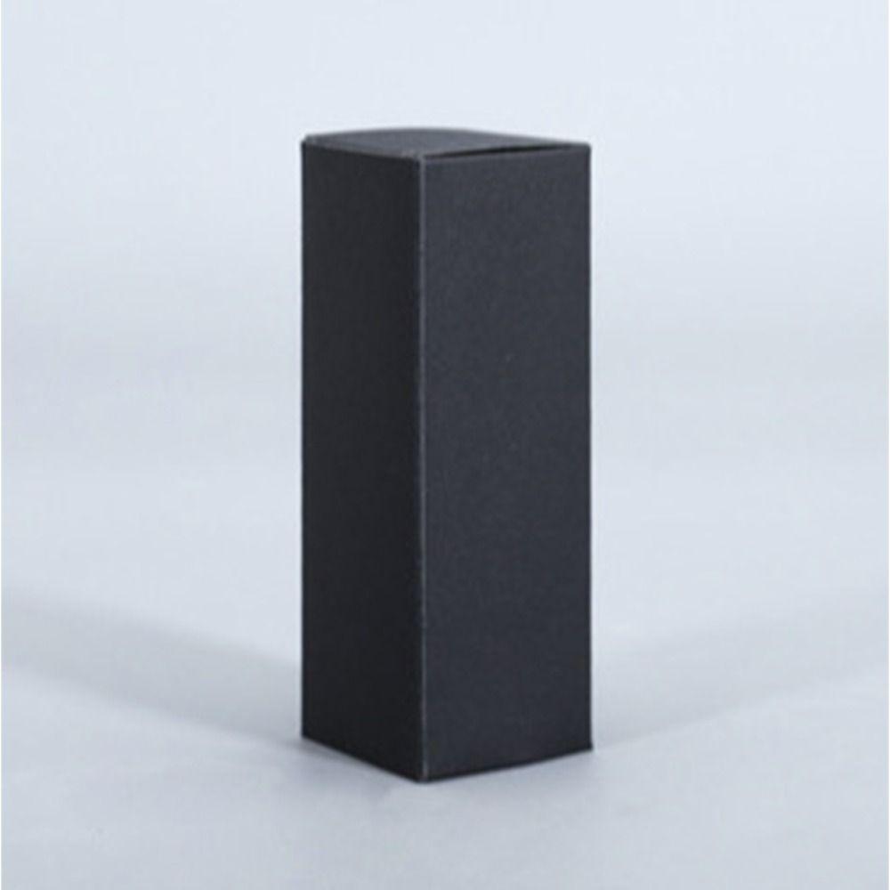 

10 шт., крафт-бумага, подарочная коробка, печенье, конфеты, упаковочная коробка, принадлежности для свадьбы, дня рождения 2.8x2.8x8.5cm чёрный