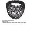 Kvinner hult pannebånd Blomstermønster skinnende rhinestones Faux Pearls Hårbånd Høy elastisk bred hårholder