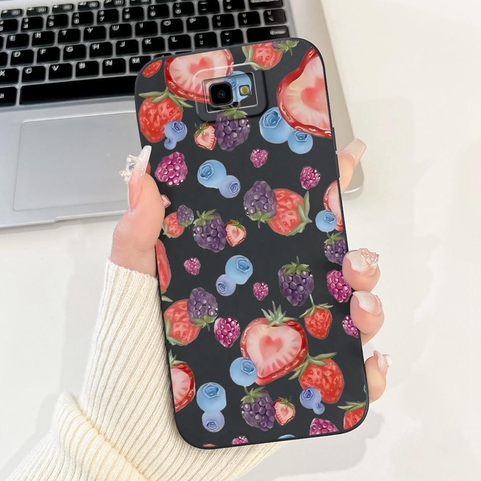 For Samsung Galaxy J4 Core J4+ Beautiful Bow Rose Painting Phone Case For Samsung J4 Plus J4Core Soft Silicone Cases