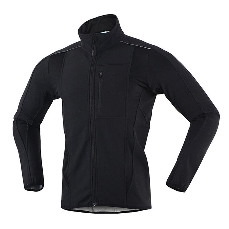 Men's Winter Waterproof Fleece Cycling Jacket - Warm, Windproof, Outdoor Bicycle Top