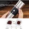 Portable Electric Conical Burr Coffee Grinders, Spice Grinder Electric, Bean Grinder,USB Rechargeable Coffee Maker Stainless Steel Coffee Bean
