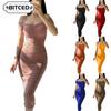 Modă Vară Primăvară Culoare Solidă Imprimeu Mânecă Scurtă Rochii Casual Design Unic