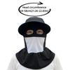 Wide Brim Face Mask Sun Hat UV Protection Breathable Tea Picking Work Hat Lightweight Full Wrap Fisherman's Hat Unisex Summer