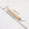 NAIERDI Solid Wood Cabinet Handles Modern Single Hole Wooden Pulls Octagon Round Knobs for Kitchen Cupboard Wardrobe Hardware