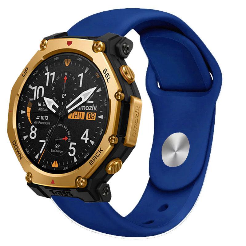 18/20/22mm Sport Silicone Strap For Amazfit T-REX3 Pro 48/44mm Active 2 Bracelet Wristband For Amazfit Helio Balance 2-1/Bip 6-5