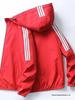 Men's Hooded Sport Jacket - Casual, Lightweight Spring/Autumn Outerwear for Teen Students