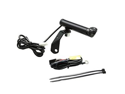 HURRICANE Klemmstange, Schwarz, mit USB-Stromversorgung, für CBR250RR (MC51) HU1026B