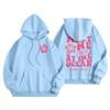 Letter Print Drop Shoulder Hoodie, XS-5XL, Autumn Collection for Men and Women