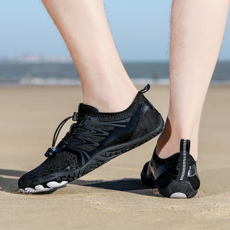 Outdoor swimming shoes Creek shoes Women's quick-drying beach shoes Men's indoor yoga shoes Five-finger shoes Fitness shoes