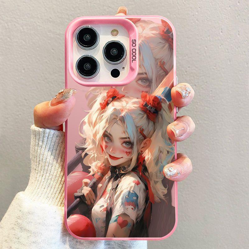 Clown Women's Apple 15/14/13 Phone Case iPhone11/12Promax All-inclusive Xr New Xs Case 78P