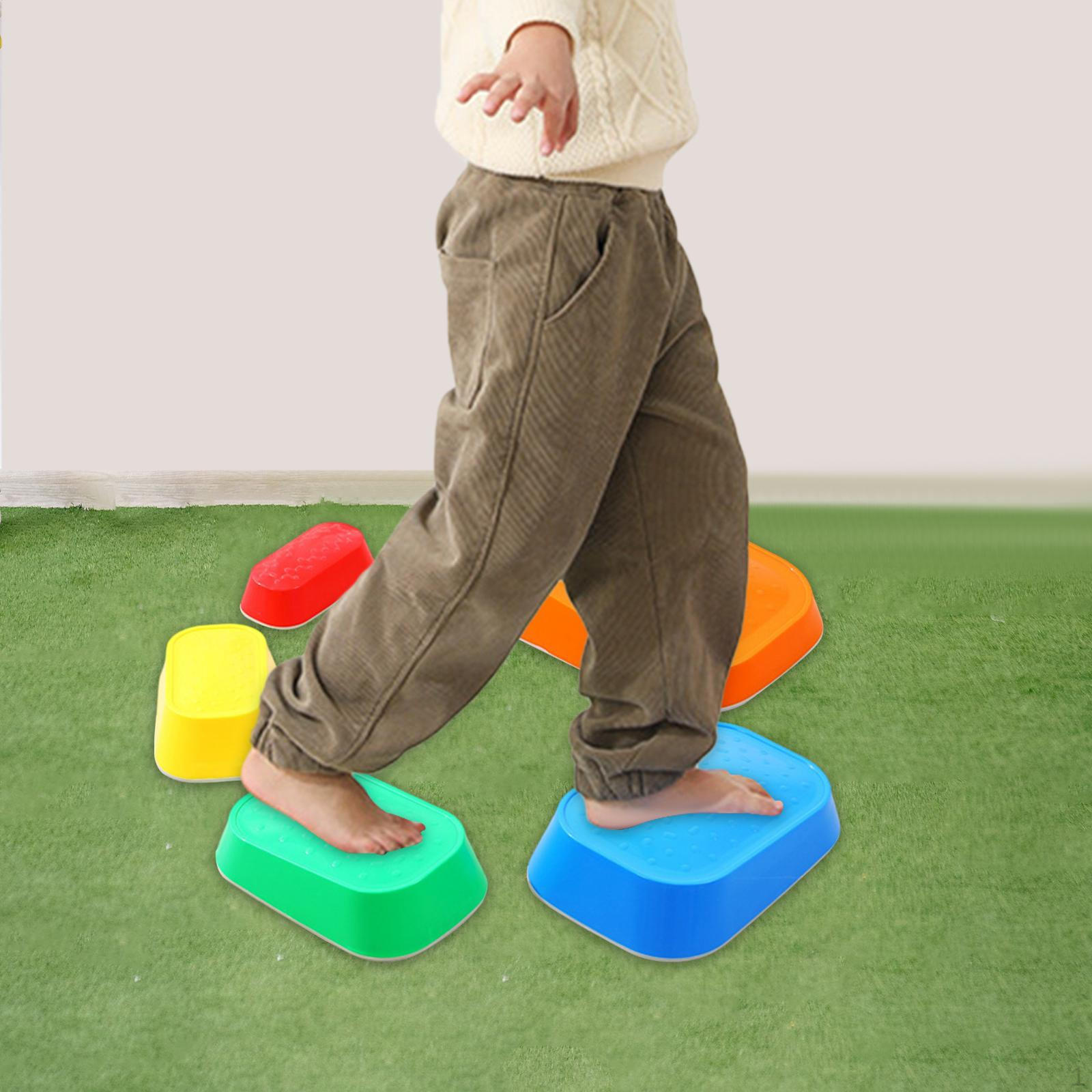 

5 предметов Камни для ступенек Игрушки для развития крупной моторики Сенсорика В помещении На улице style C