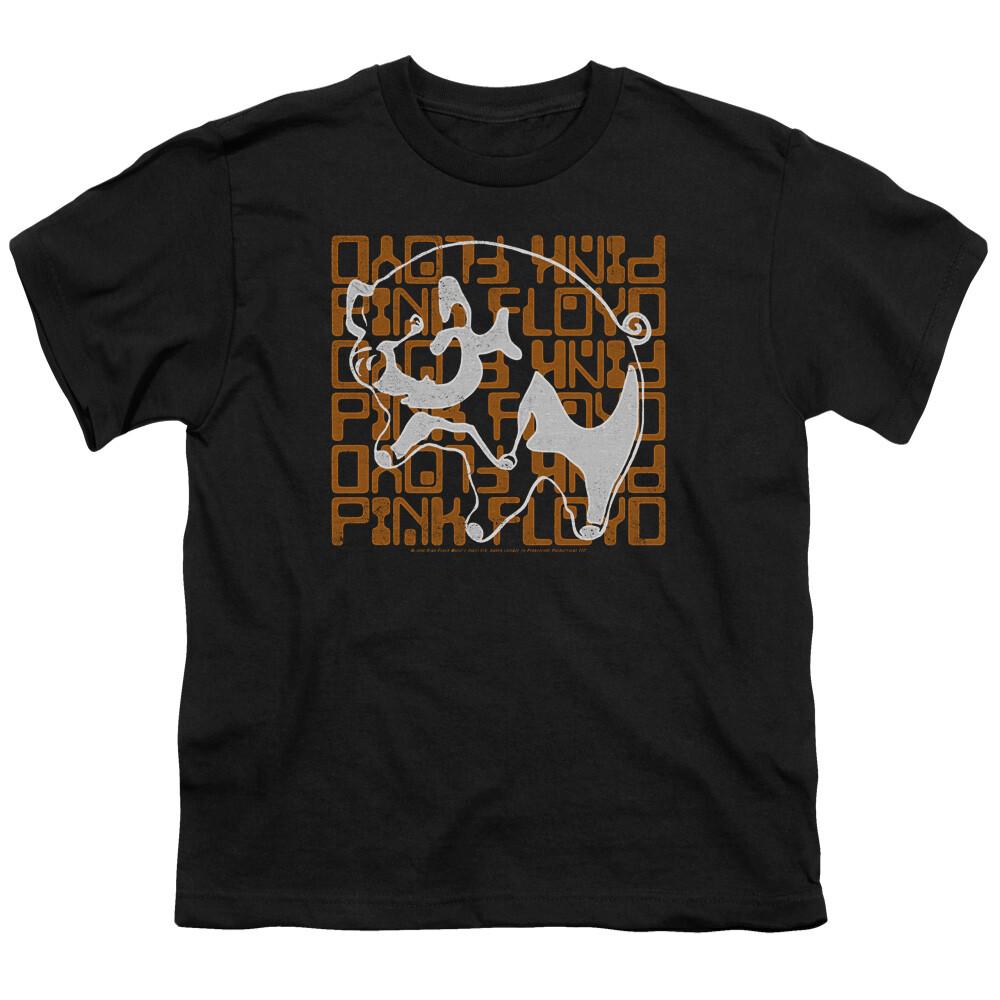 

26 Pink Floyd Pig Kids Youth T Shirt Licensed Music Rock Band Tee Black Unisex T-Shirt XXXL