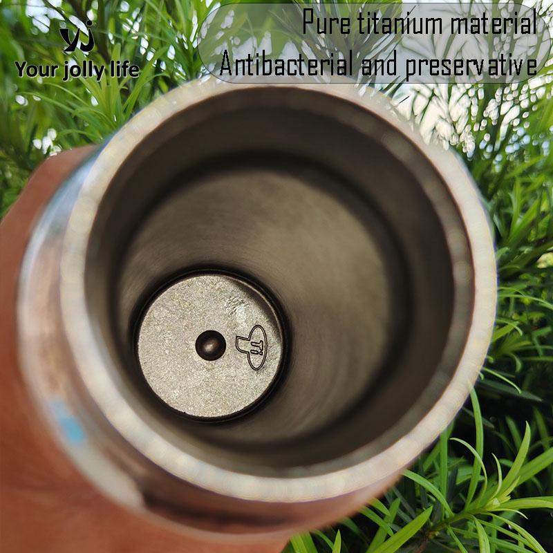 400ml Pure Titanium THERMOS CUP With Filter And Magnetic Lid,Vacuum,Lightweight Drinkware,Gift,Business  Thermal Water Bottle