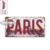 Vintage Distressed City Year Kitchen Bird Letter Print License Plate Metal Tin Sign Retro Wall Decor For Bar Cafe Home Garden