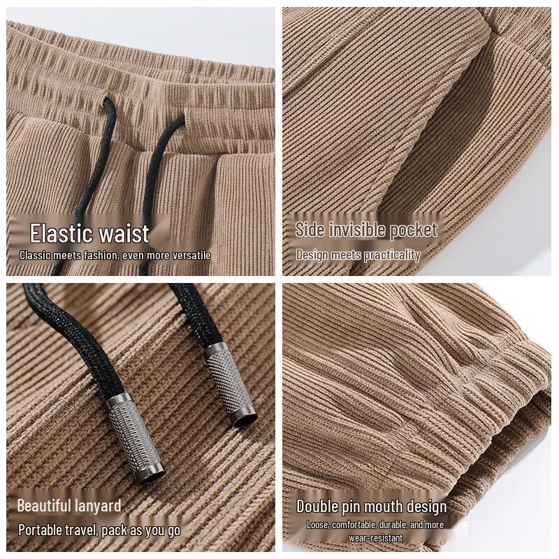 JEEP SPIRIT Men's Corduroy Harem Jogger Pants