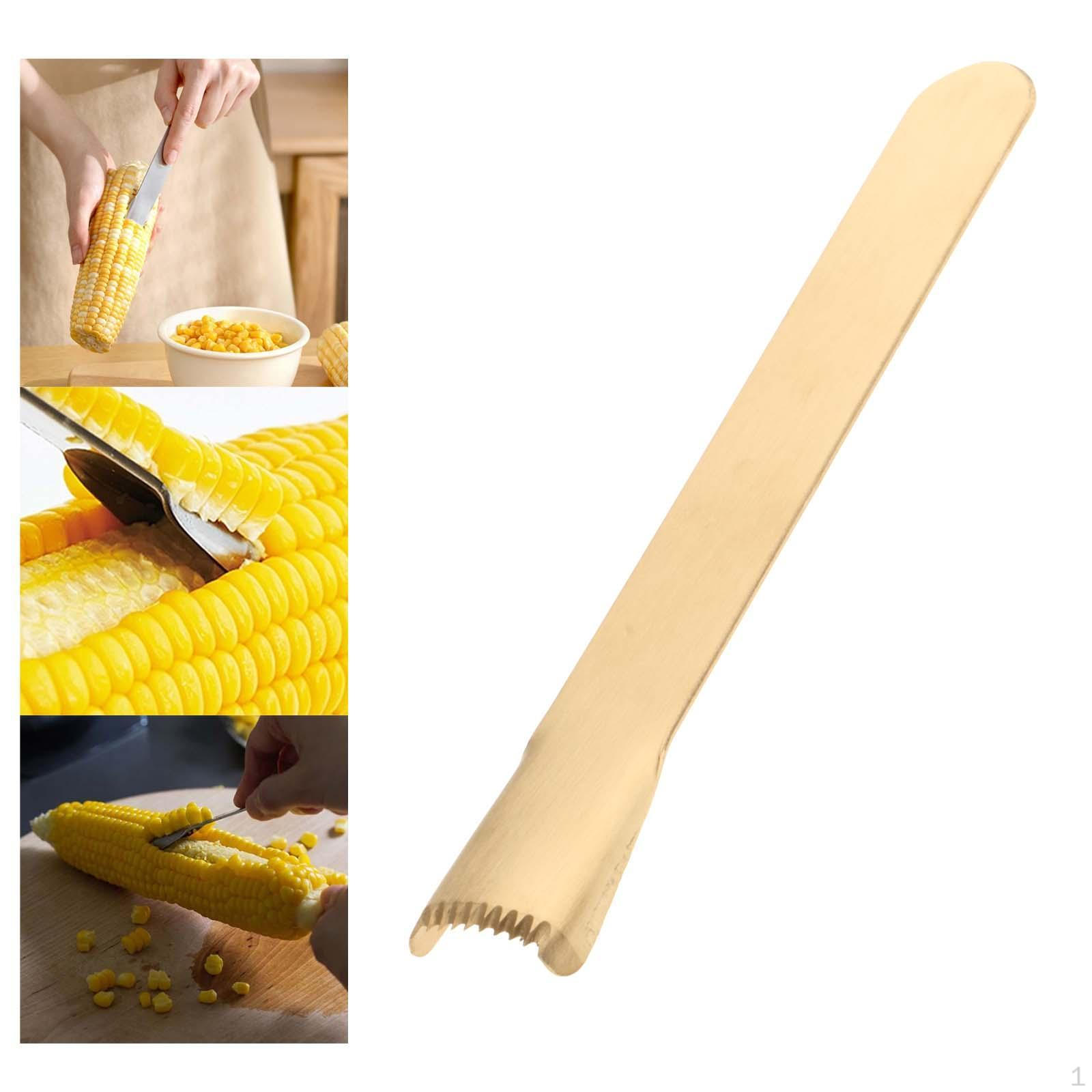 

Кукурузная овощечистка для удаления початков из нержавеющей стали с противоскользящей ручкой, удобный инструмент для пилинга Golden
