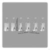 6 Pieces Guitar Saddles Intonation Electric Bridge Improves Sustain for Guitarists,