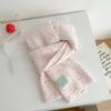Womens Winter Wool Blend Knitted Beaded Scarf Gloves Set Casual Chic Accessory In Multiple Colors