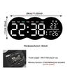 With Ambient LED Light Digital Wall Clock Multi-functional Alarm Clock  Desk Clock