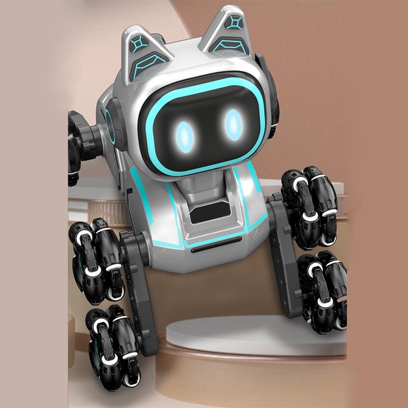 Children's Remote Control Stunt Car Light Music Rechargeable Robot Dog Early Education Educational Toy Boy Gift Can Be Wholesale
