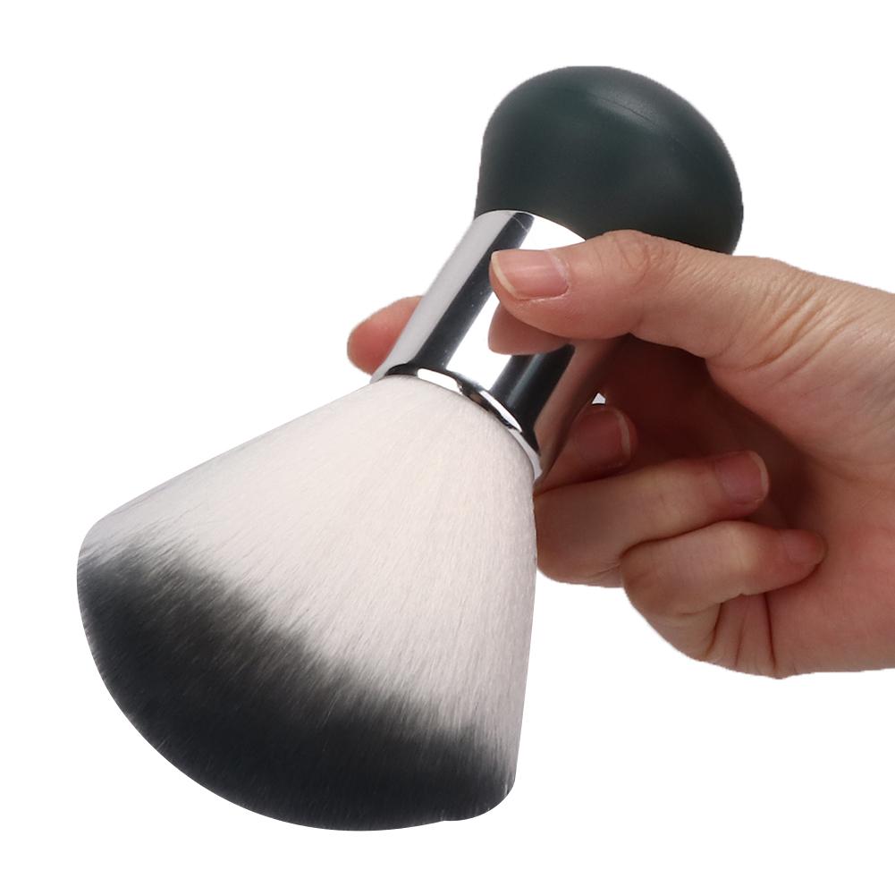Broken Hair Sweep Brush Hairdressing Broken Hair Cleaning Brush for Barber ShopGray