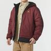 adidas Giacca Casual con Cappuccio Patchwork Reversibile in Faux Shearling con Logo Giacca da Uomo Lampone IW4037