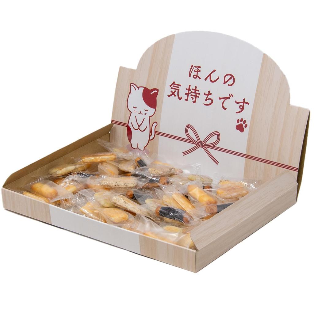Small Gift Present Soka Senbei Okaki Assortment Just a Feeling Retirement 6 Types 60 Pieces Miyako Senbei It's
