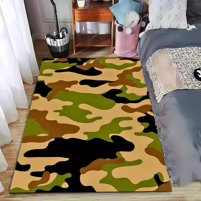 Camouflage Pattern carpet Non-slip rug suitable for living room and bedroom sofas
