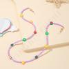 Candy Color Soft Pottery Mask Rope Glasses Chain, Colored Crystal Neck Mask Chain Anti-lost Glasses Rope