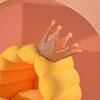 Hamster Nest Cozy Half-Pack Small Crown Design Rebound Non-deformation Warm Hamster Squirrel Parrot House for Small Pets