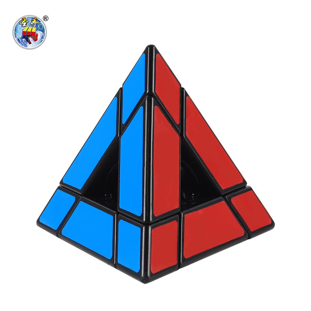SENGSO Magic Tower 2x2 3x3 Pyraminx Special Cube&Keychain cube&Mirror Sticker/Stickerless Speed Cube Triangle Cube Brain Teasers