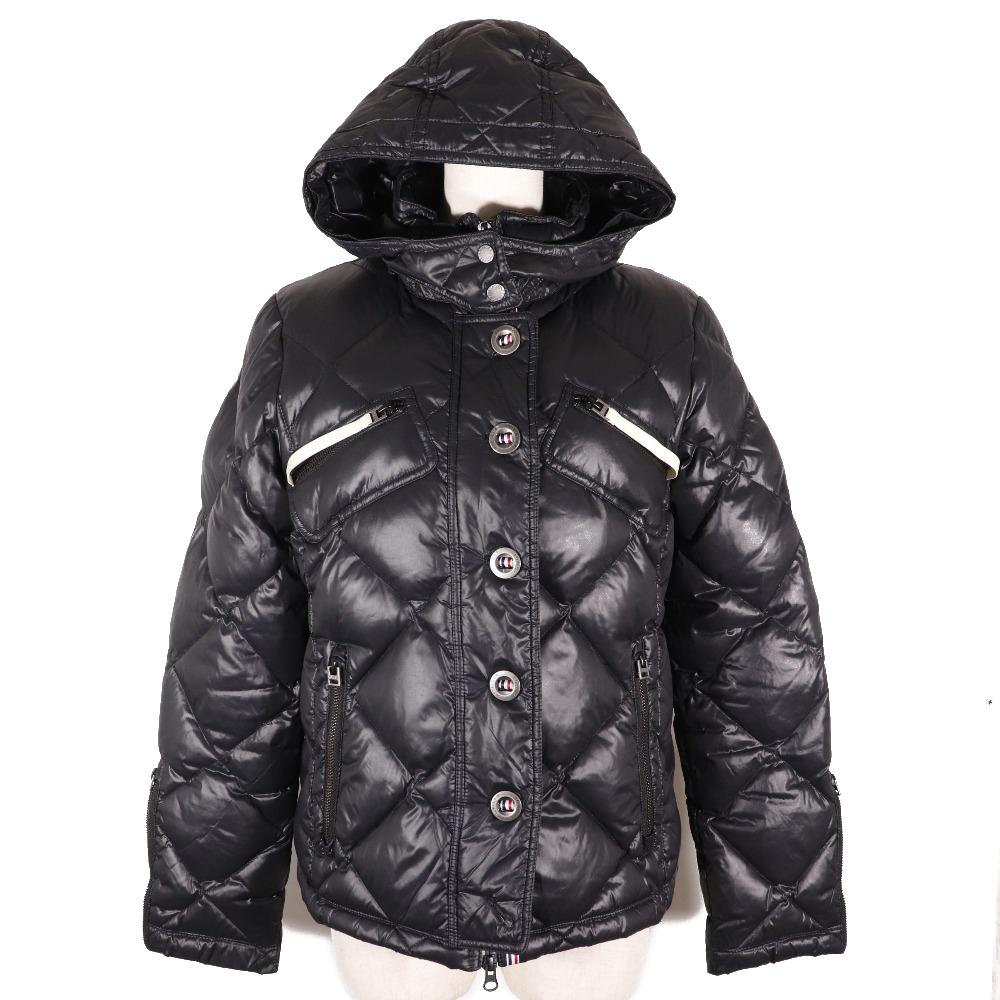 

TOMMY Down jacket black polyester/Nylon/down Women Used