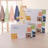 New Cartoon Small Square Towel Gift Box, Baby Children's Saliva Towel Thickened Absorbent Coral Fleece Hand Towel Hanging Towel