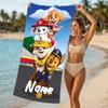 Asciugamani da spiaggia personalizzabili con design a tema Paw Patrol. Adatti per la spiaggia, lo yoga, lo sport;ideale come accessori da spiaggia