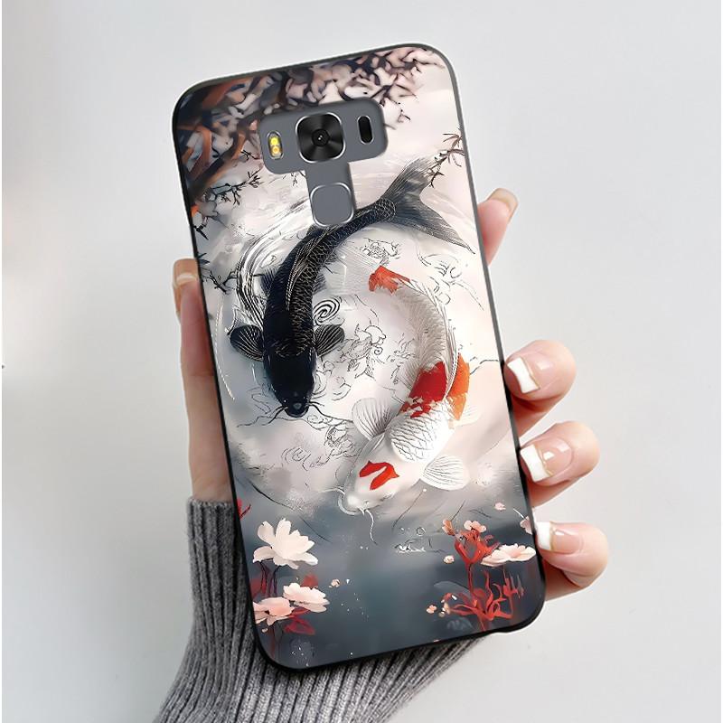 For ASUS Zenfone 3 Max ZC553KL X00DDB X00DDA X00DD Case Luxury Cute Love Rabbit Funny Black Soft TPU Silicone Matte Back Cover