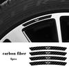 4Pcs Carbon Fiber Car Logo Wheel Tire Hub Rim Sticker Badge For MINI Cooper S JCW WORKS R55 R56 F55 F56 R57 R58 R59 R60 CLUB MAN
