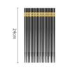 10 Pairs Household Antibacterial And Anti-Mold Alloy Chopsticks With Gold Pattern Non Slip And Heat Resistant For Home Kitchen