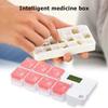 Smart Reminder Weekly Pill Organizer Alarm Timer Pill Dispenser Electronic Pill Organizer Electronic Timing Smart Pill Organizer