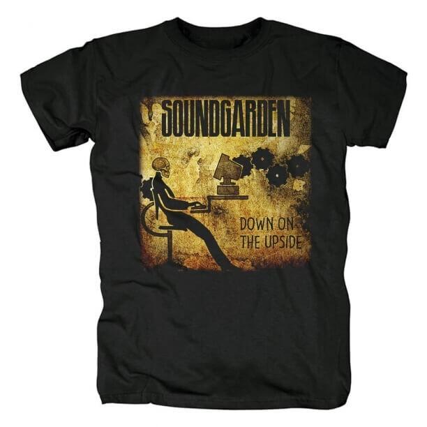 Vtg Soundgarden Us Band Heavy Cotton All Size Black Shirt M
