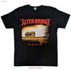 Alter Bridge Fortress 2014 Tourdaten Offizielles T-Shirt Herren vintage Gewaschen Mode Weich Stilvoll Vielseitig Bequem Leicht