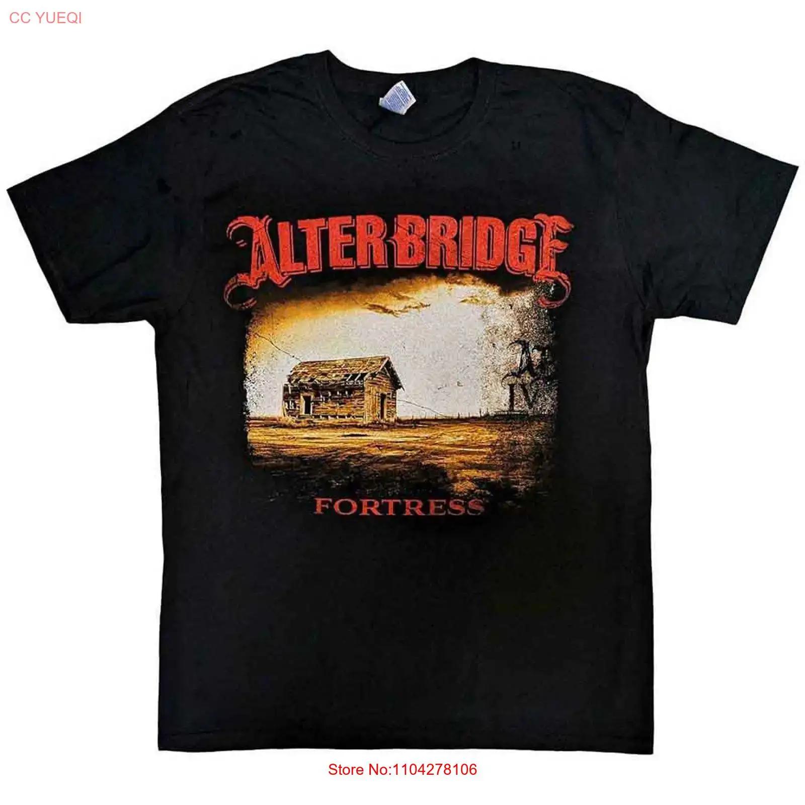 

Alter Bridge Fortress 2014 Tour Dates Official T Shirt Mens vintage Washed fashion Soft Stylish Versatile Comfortable Slightly S разноцветный
