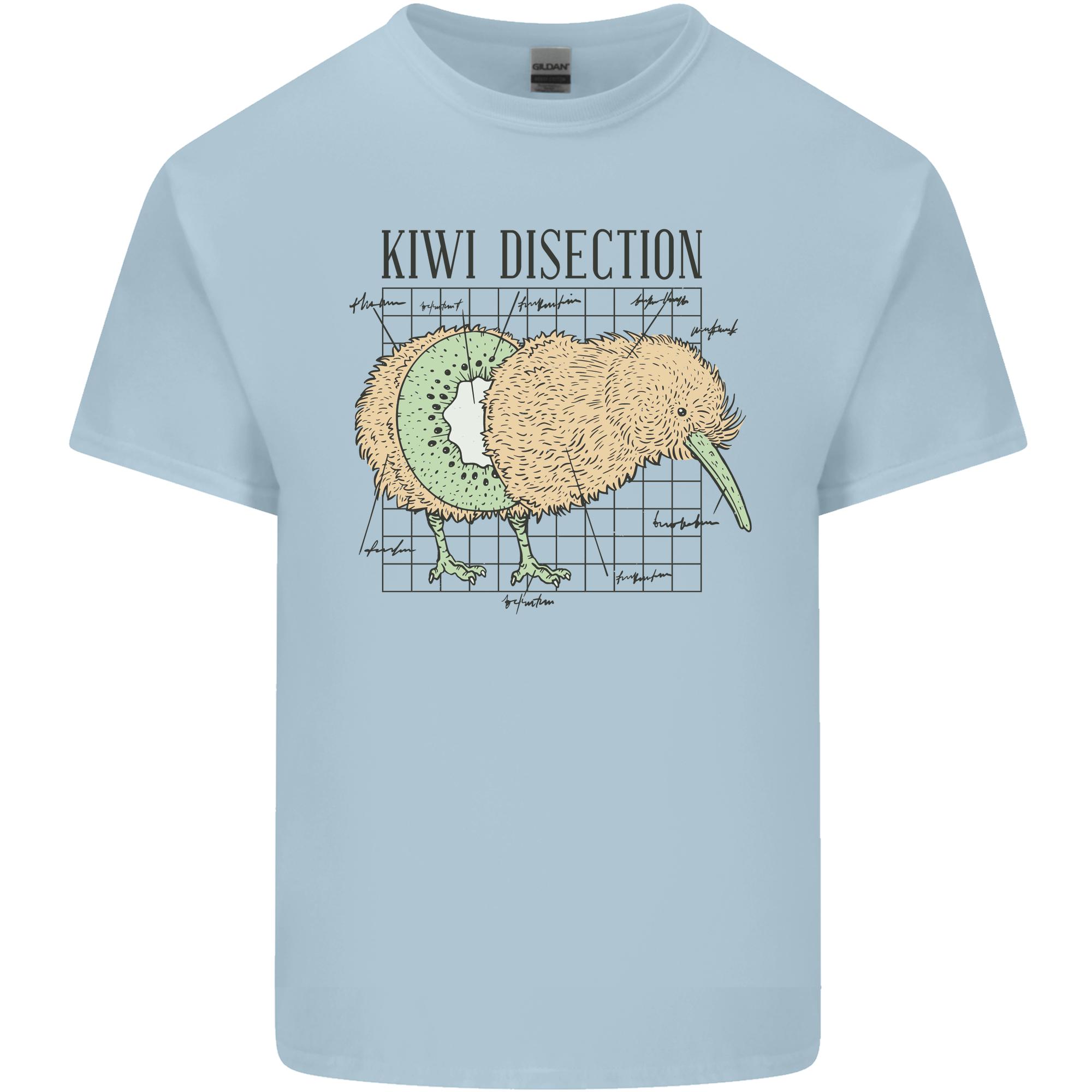 Funny Kiwi Fruit Bird Disection Unisexs Light Cotton TShirt S