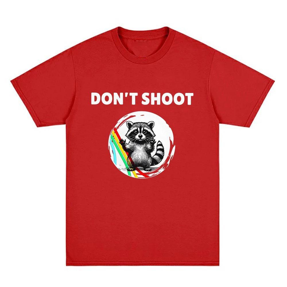 Don Shoot Letter Print T-shirt Hot Game Arc Raiders Tshirts Short Sleeve Cotton Men_Women T Shirt Unisex Streetwear Fashion Tee S чёрный