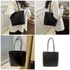 Womens Tote Bag Large Capacity Shopping Bag Girls Shoulder Bag Korean Style Handbags Fashion PU Leather Underarm Bag