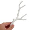 1Pair White Deer Antlers Realistic Christmas Props 17Cm DIY Holiday Decorations Cosplay Party Accessories Headband