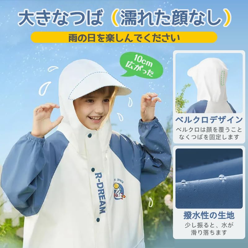 Style for Raincoat for Bicycle Raincoat for Boys and Rain Rain Long Stylish Rain Heavy Rainy Backpack for with Storage Pouch [WhaRainle] [New 2025]