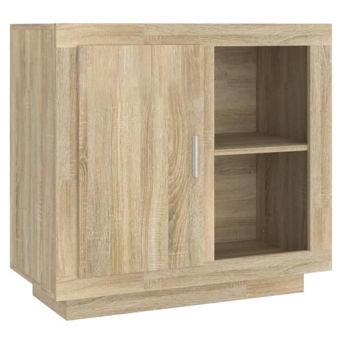 VidaXL Buffet Sonoma Oak 80x40x75 Cm 811829