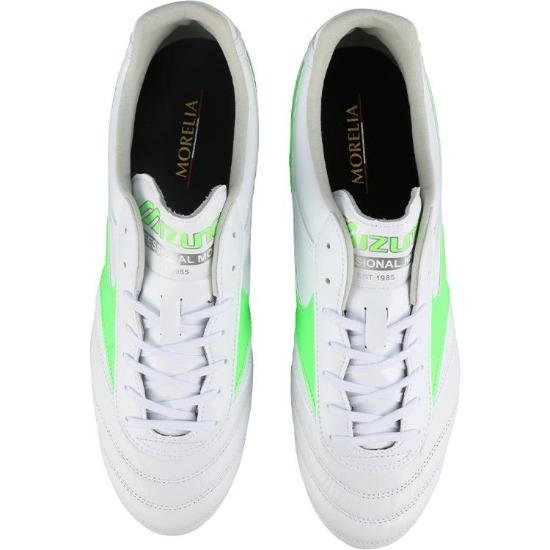 Mizuno Morelia 2 Bequeme Vielseitige Fußballschuhe Unisex Fußballschuhe Grau Weiß P1GA251437
