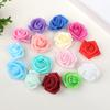 20/50Pcs 5cm Foam Rose Head Artificial Teddy Bear Roses Flower Handmade DIY Gift Decoration Wedding Party Christmas Home Decor