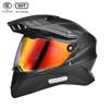 A-Class Unisex Motorcycle Helmet: Double Visor Full Face for Touring & Off-Road Use